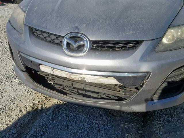 JM3ER2A5XB0392996 - 2011 MAZDA CX-7 SILVER photo 9