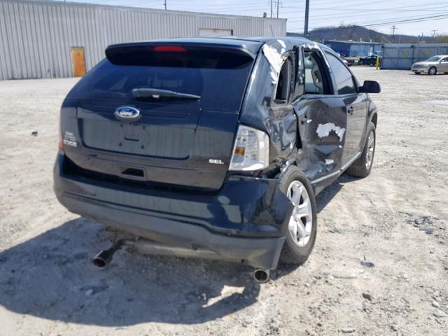 2FMDK3JC1CBA64620 - 2012 FORD EDGE SEL BLACK photo 4