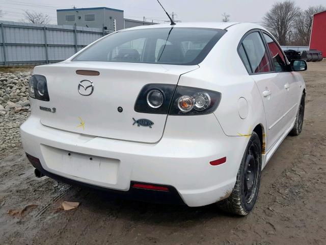 JM1BK323471762523 - 2007 MAZDA 3 S WHITE photo 4