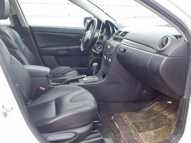 JM1BK323471762523 - 2007 MAZDA 3 S WHITE photo 5