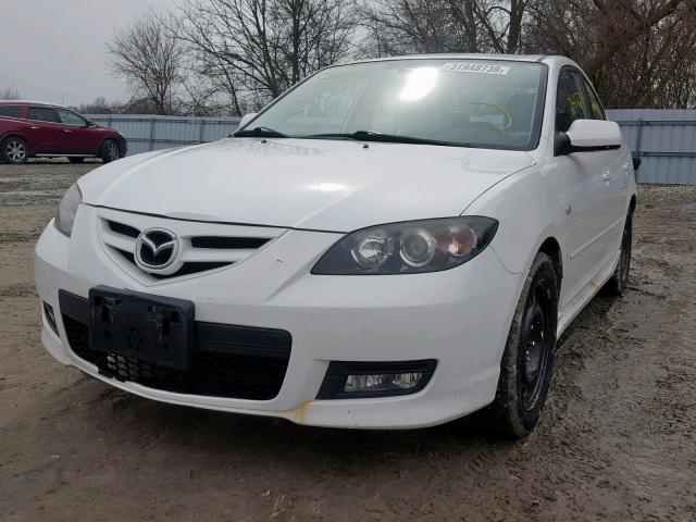 JM1BK323471762523 - 2007 MAZDA 3 S WHITE photo 9