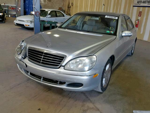 WDBNG75J53A320536 - 2003 MERCEDES-BENZ S 500 SILVER photo 2