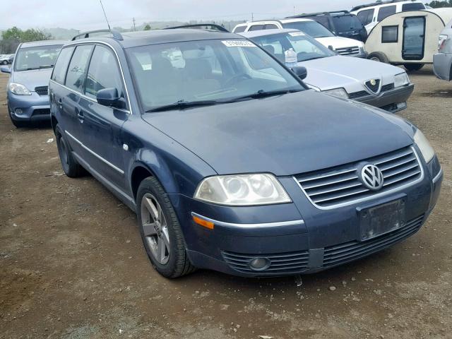 WVWYH63B74E117448 - 2004 VOLKSWAGEN PASSAT GLX BLUE photo 1