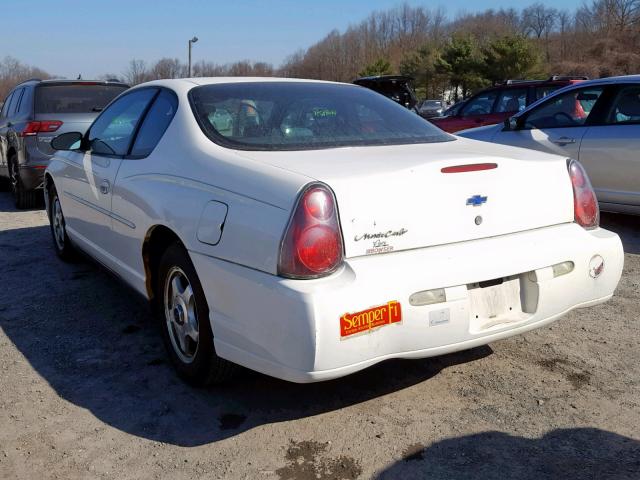 2G1WW12E249401285 - 2004 CHEVROLET MONTE CARL 白色 照片 3