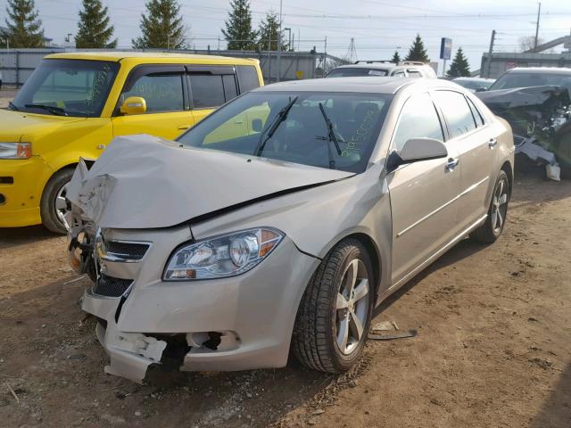 1G1ZC5EU8CF112868 - 2012 CHEVROLET MALIBU 1LT 棕色 照片 2
