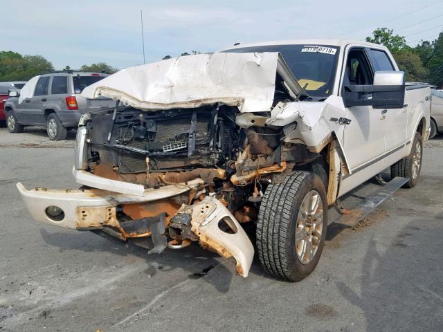 1FTFW1E65BFA82478 - 2011 FORD F150 SUPER WHITE photo 2