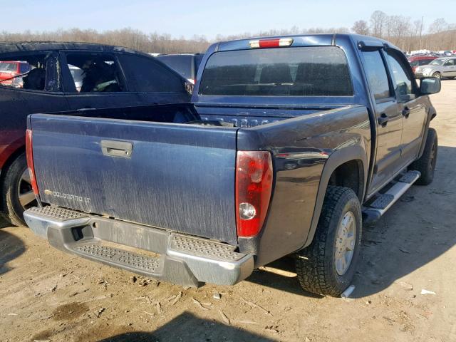 1GCDT13E088162391 - 2008 CHEVROLET COLORADO BLUE photo 4