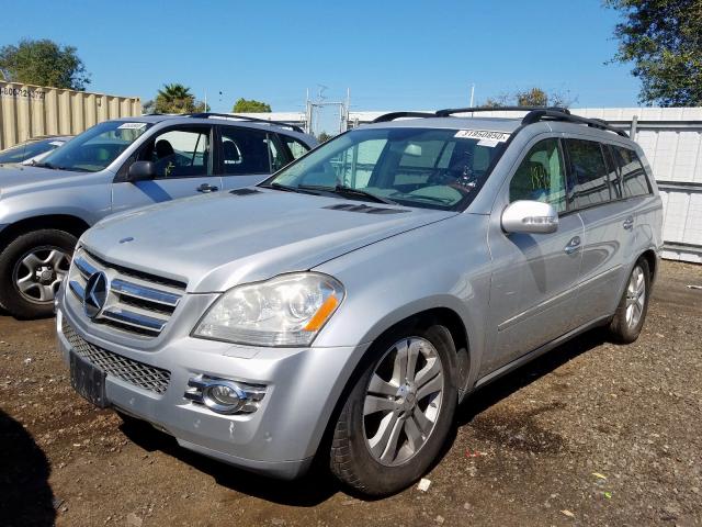 4JGBF71E77A270062 - 2007 MERCEDES-BENZ GL 450 4MATIC  photo 2