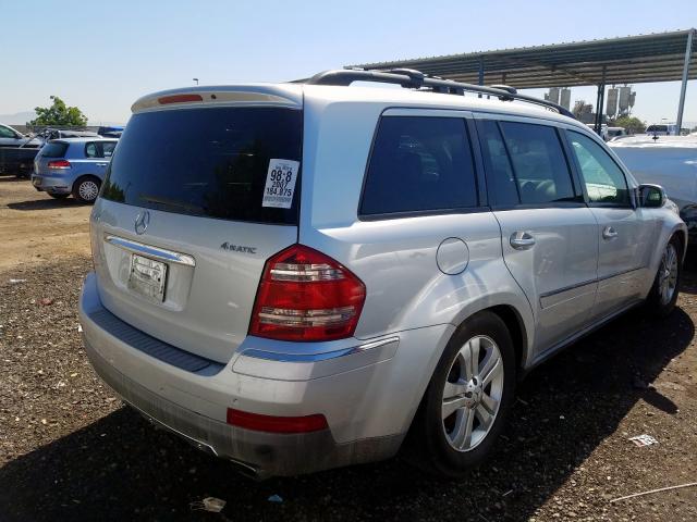 4JGBF71E77A270062 - 2007 MERCEDES-BENZ GL 450 4MATIC  photo 4