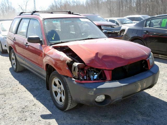 JF1SG63684H701891 - 2004 SUBARU FORESTER 2 RED photo 1