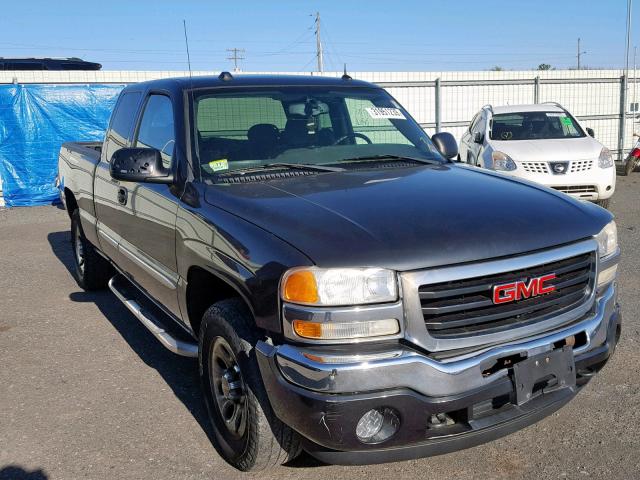 2GTEK19B351181729 - 2005 GMC NEW SIERRA GRAY photo 1