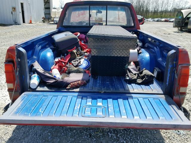 1B7FL26Y8NS689419 - 1992 DODGE DAKOTA RED photo 6