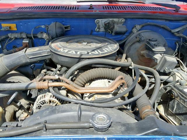 1B7FL26Y8NS689419 - 1992 DODGE DAKOTA RED photo 7