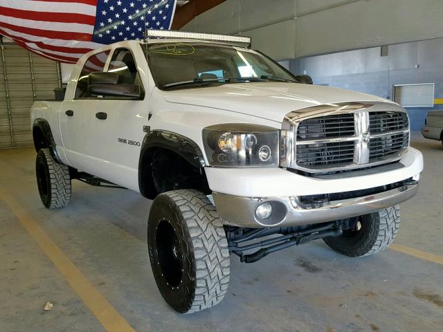 3D7KS29C16G130049 - 2006 DODGE RAM 2500 WHITE photo 1