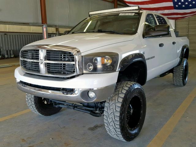 3D7KS29C16G130049 - 2006 DODGE RAM 2500 WHITE photo 2