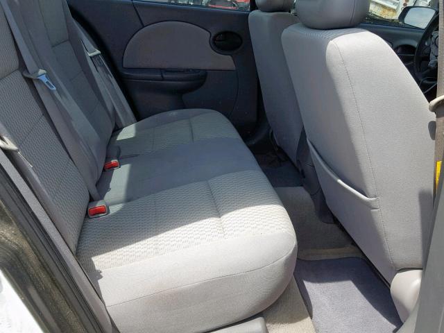 1G8AJ55F76Z208435 - 2006 SATURN ION LEVEL WHITE photo 6