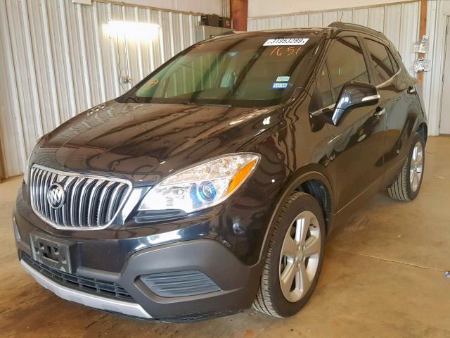 KL4CJASB4FB271651 - 2015 BUICK ENCORE BLACK photo 2