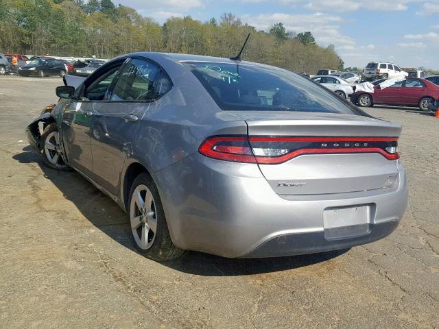 1C3CDFBBXFD344461 - 2015 DODGE DART SXT GRAY photo 3