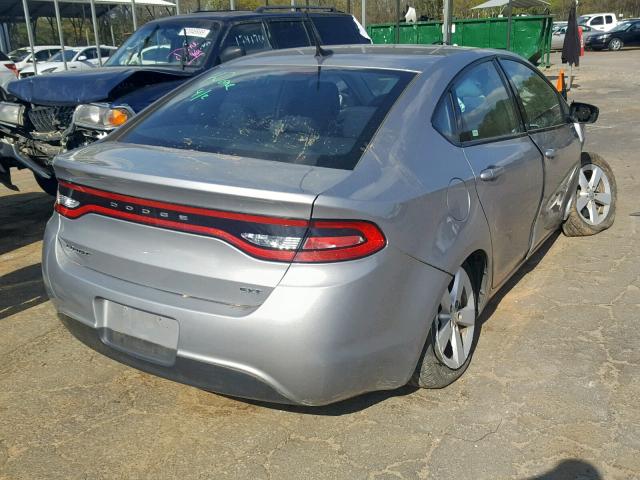 1C3CDFBBXFD344461 - 2015 DODGE DART SXT GRAY photo 4