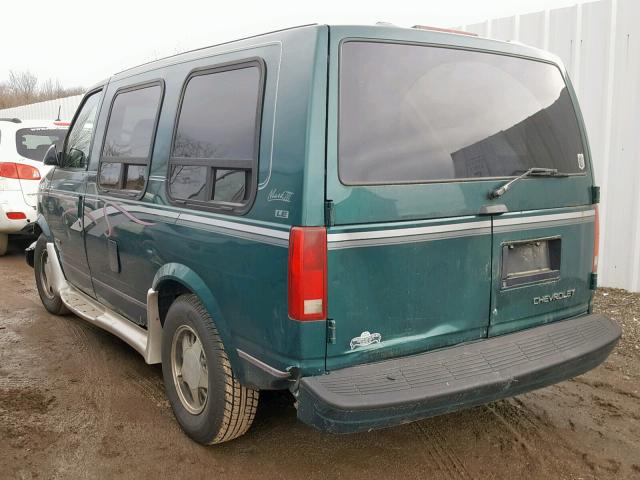 1GBDM19W0VB227031 - 1997 CHEVROLET ASTRO GREEN photo 3