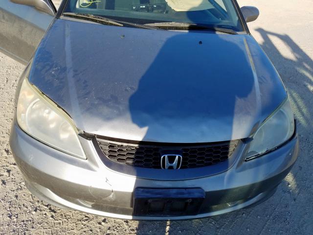 1HGEM22995L077118 - 2005 HONDA CIVIC EX  photo 7