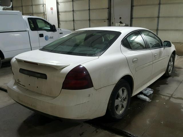 2G2WP552061236016 - 2006 PONTIAC GRAND PRIX WHITE photo 4