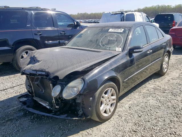 WDBUF56J06A791564 - 2006 MERCEDES-BENZ E 350 BLACK photo 2