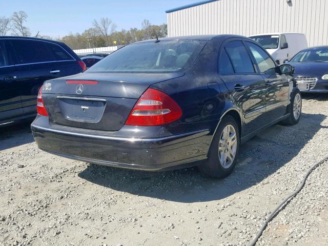 WDBUF56J06A791564 - 2006 MERCEDES-BENZ E 350 BLACK photo 4