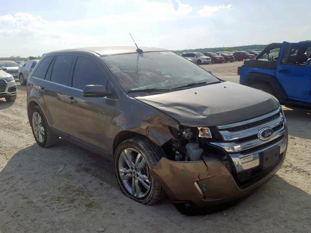 2FMDK3KC6DBC33837 - 2013 FORD EDGE LIMIT GRAY photo 1