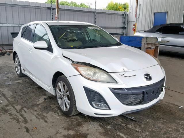 JM1BL1H53A1333682 - 2010 MAZDA 3 S WHITE photo 1