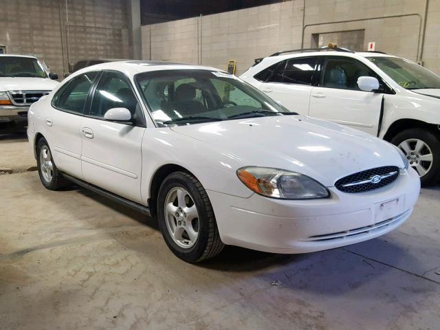 1FAFP55U72G276299 - 2002 FORD TAURUS SES WHITE photo 1