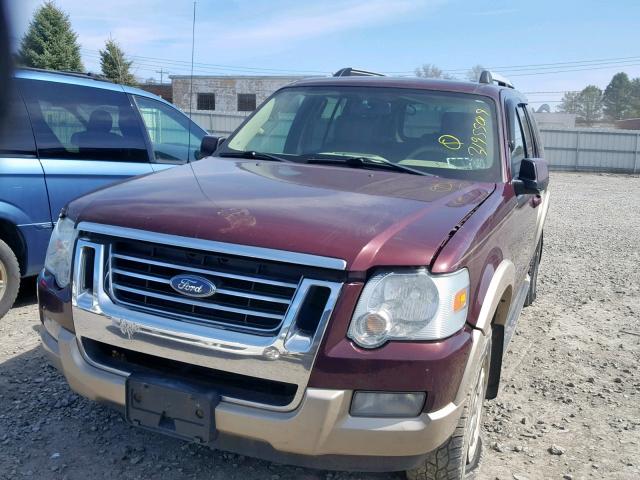 1FMEU74E36UB69225 - 2006 FORD EXPLORER E BURGUNDY photo 2