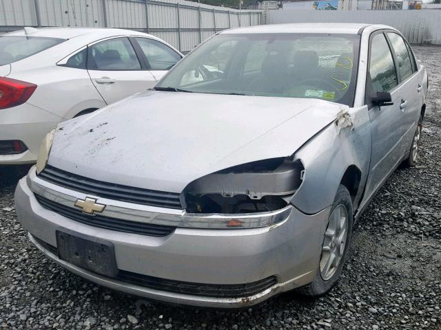 1G1ZT52845F299553 - 2005 CHEVROLET MALIBU LS SILVER photo 2