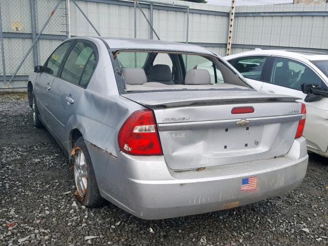 1G1ZT52845F299553 - 2005 CHEVROLET MALIBU LS SILVER photo 3