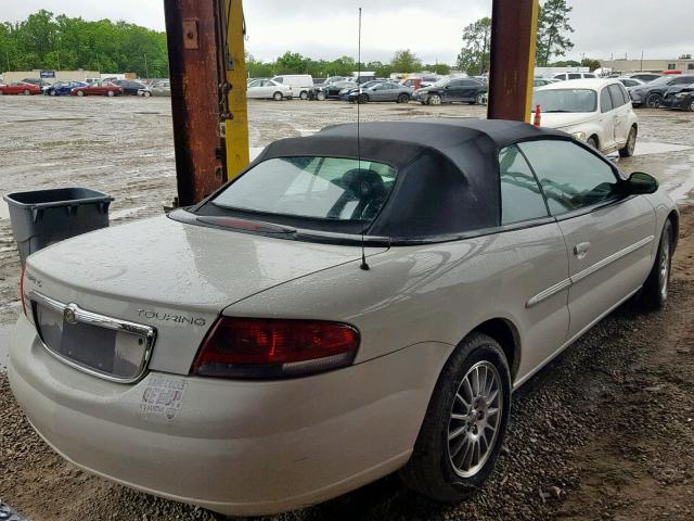 1C3EL55R84N329527 - 2004 CHRYSLER SEBRING LX WHITE photo 4