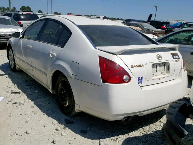 1N4BA41EX4C876964 - 2004 NISSAN MAXIMA SE WHITE photo 3