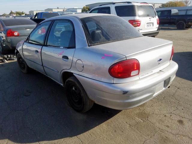 2C1MR522116701400 - 2001 CHEVROLET METRO LSI  photo 3