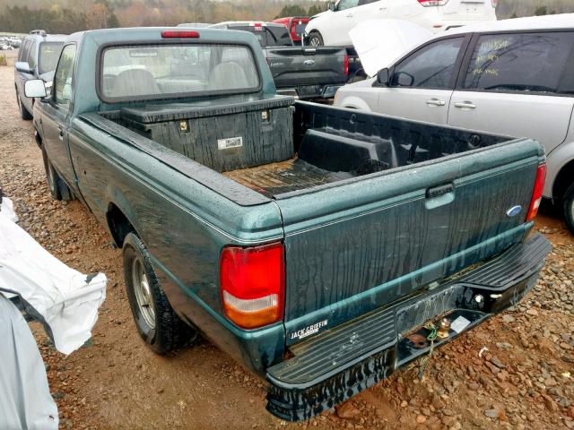 1FTCR10U5TUC84296 - 1996 FORD RANGER GREEN photo 3