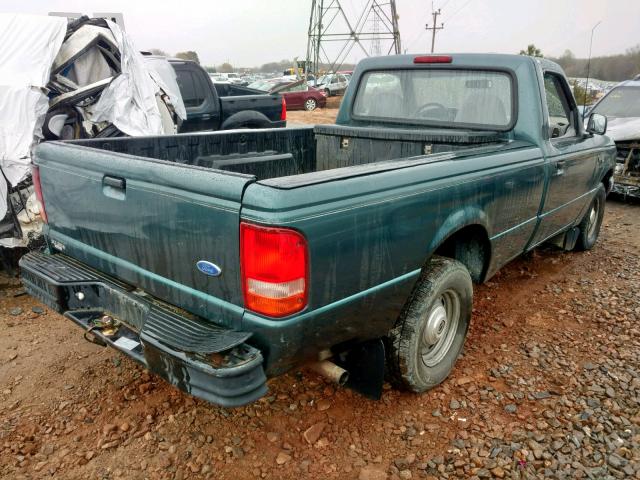 1FTCR10U5TUC84296 - 1996 FORD RANGER GREEN photo 4