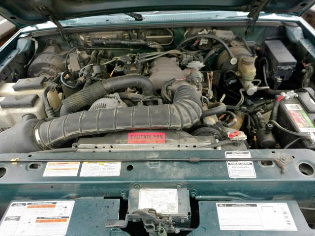 1FTCR10U5TUC84296 - 1996 FORD RANGER GREEN photo 7