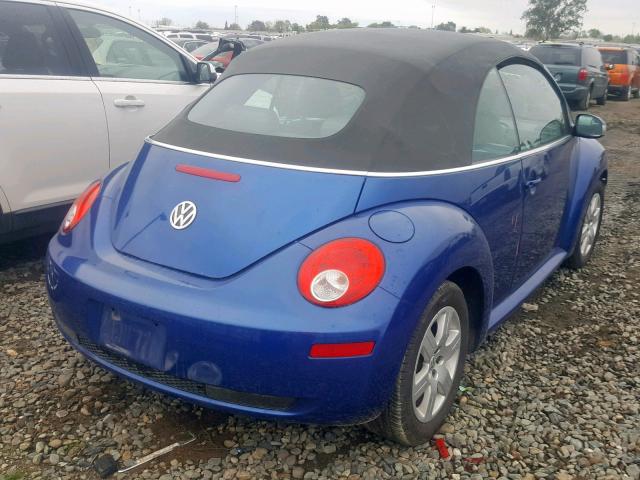 3VWRG31Y57M405719 - 2007 VOLKSWAGEN NEW BEETLE Blau Foto 4