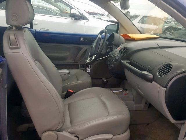 3VWRG31Y57M405719 - 2007 VOLKSWAGEN NEW BEETLE Blau Foto 5