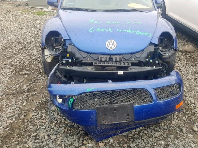 3VWRG31Y57M405719 - 2007 VOLKSWAGEN NEW BEETLE Blau Foto 9