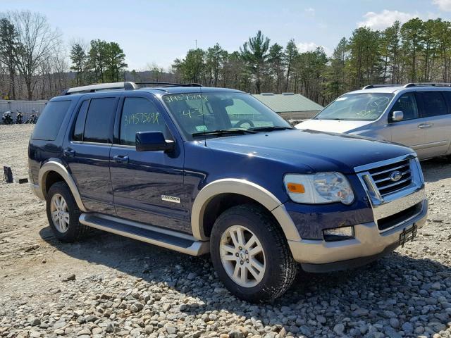 1FMEU74E06UA35059 - 2006 FORD EXPLORER E BLUE photo 1