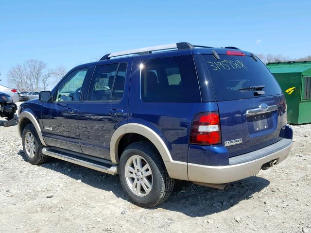 1FMEU74E06UA35059 - 2006 FORD EXPLORER E BLUE photo 3