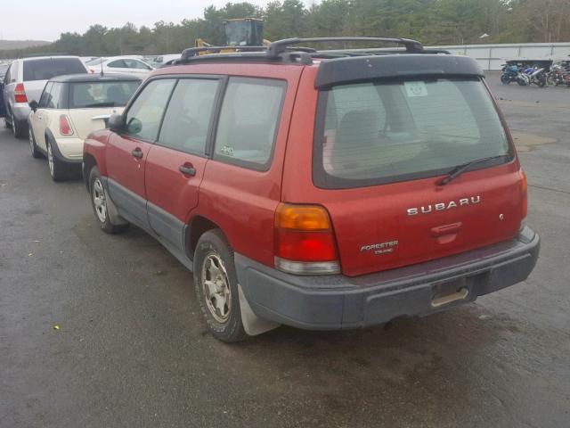 JF1SF6354XH705984 - 1999 SUBARU FORESTER L RED photo 3