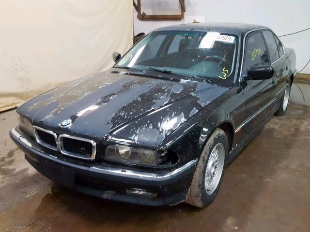 WBAGF8329WDL53554 - 1998 BMW 740 I AUTO BLACK photo 2