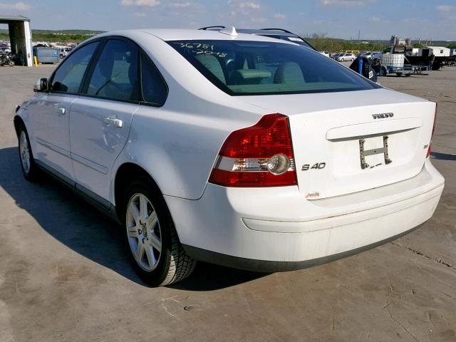 YV1MS382462190346 - 2006 VOLVO S40 2.4I WHITE photo 3