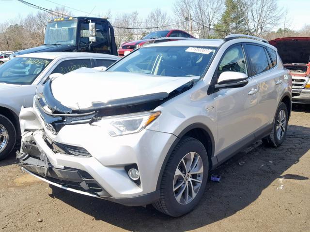 JTMRJREVXGD001625 - 2016 TOYOTA RAV4 HV XL SILVER photo 2