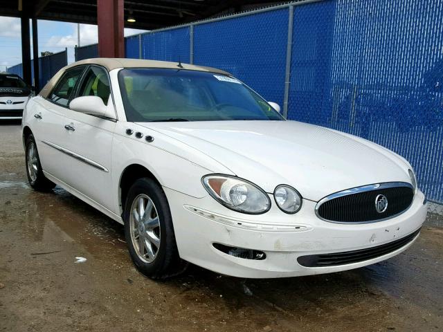 2G4WD562251312820 - 2005 BUICK LACROSSE C WHITE photo 1